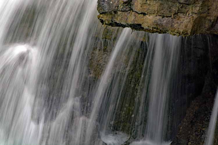 raging waterfall